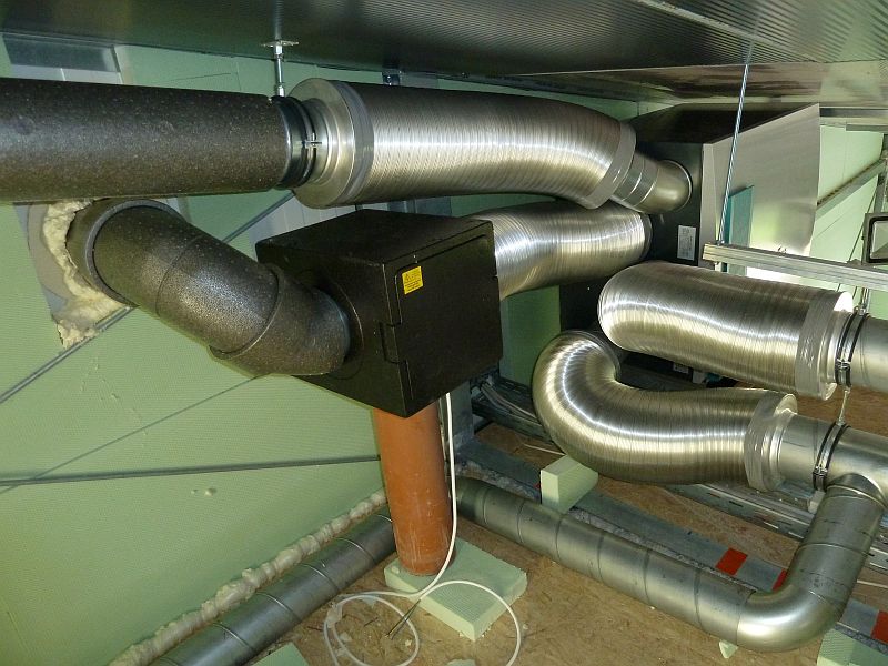 Lüftungsanlage im Bau 1 Lüftungsanlage im Bau 1