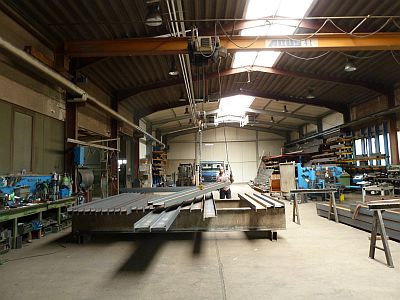 Stahlbau - Bohren der Flansche 4 Stahlbau - Bohren der Flansche 4